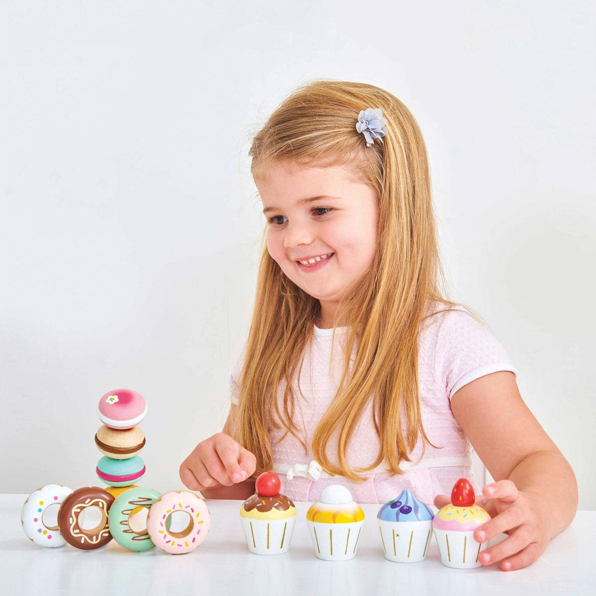 Wooden Cupcake Play Food Set - Original Version, Le Toy Van