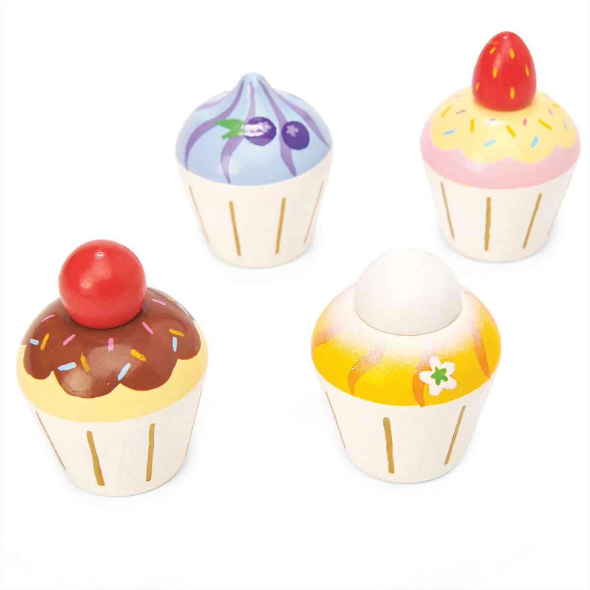 Wooden Cupcake Play Food Set - Original Version, Le Toy Van