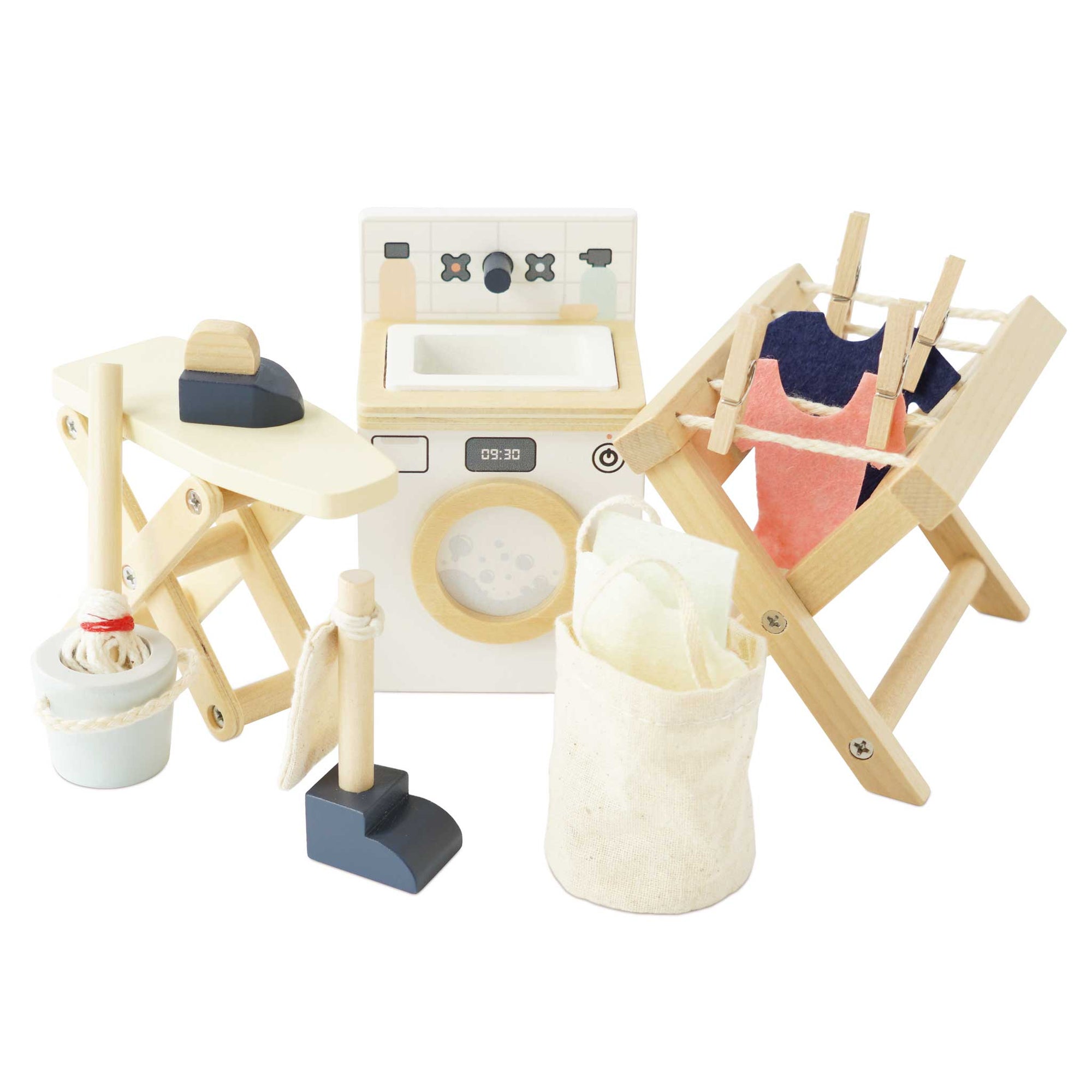 Wooden Dolls House Laundry Room - FSC 100%, Le Toy Van