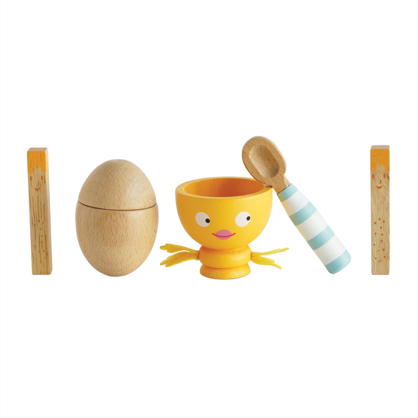 Wooden Egg Cup & Soldiers - FSC 100%, Le Toy Van