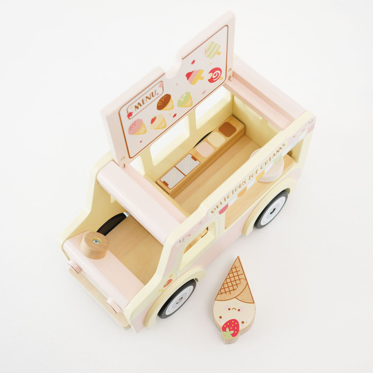 Wooden Ice Cream Van - FSC 100%, Le Toy Van
