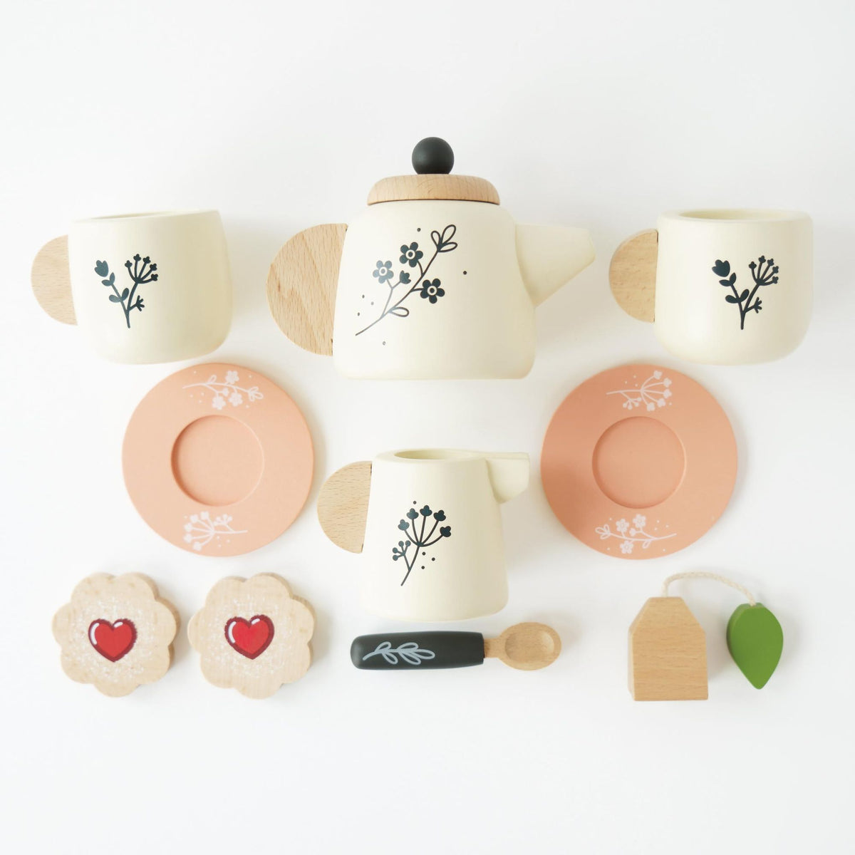 Wooden Tea Set & Trays - FSC 100%, Le Toy Van