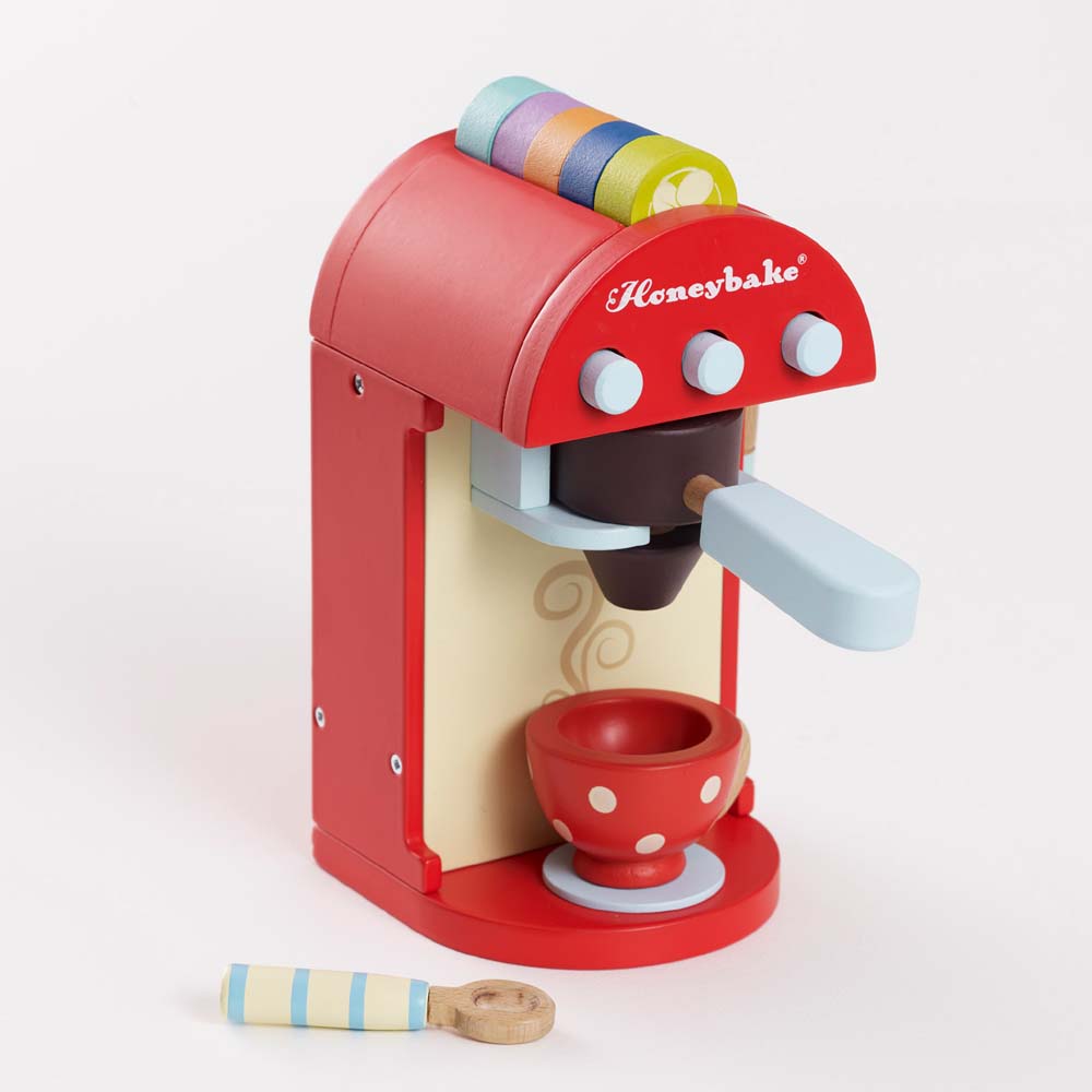 Wooden Toy Coffee Machine & Pods - FSC 100%, Le Toy Van