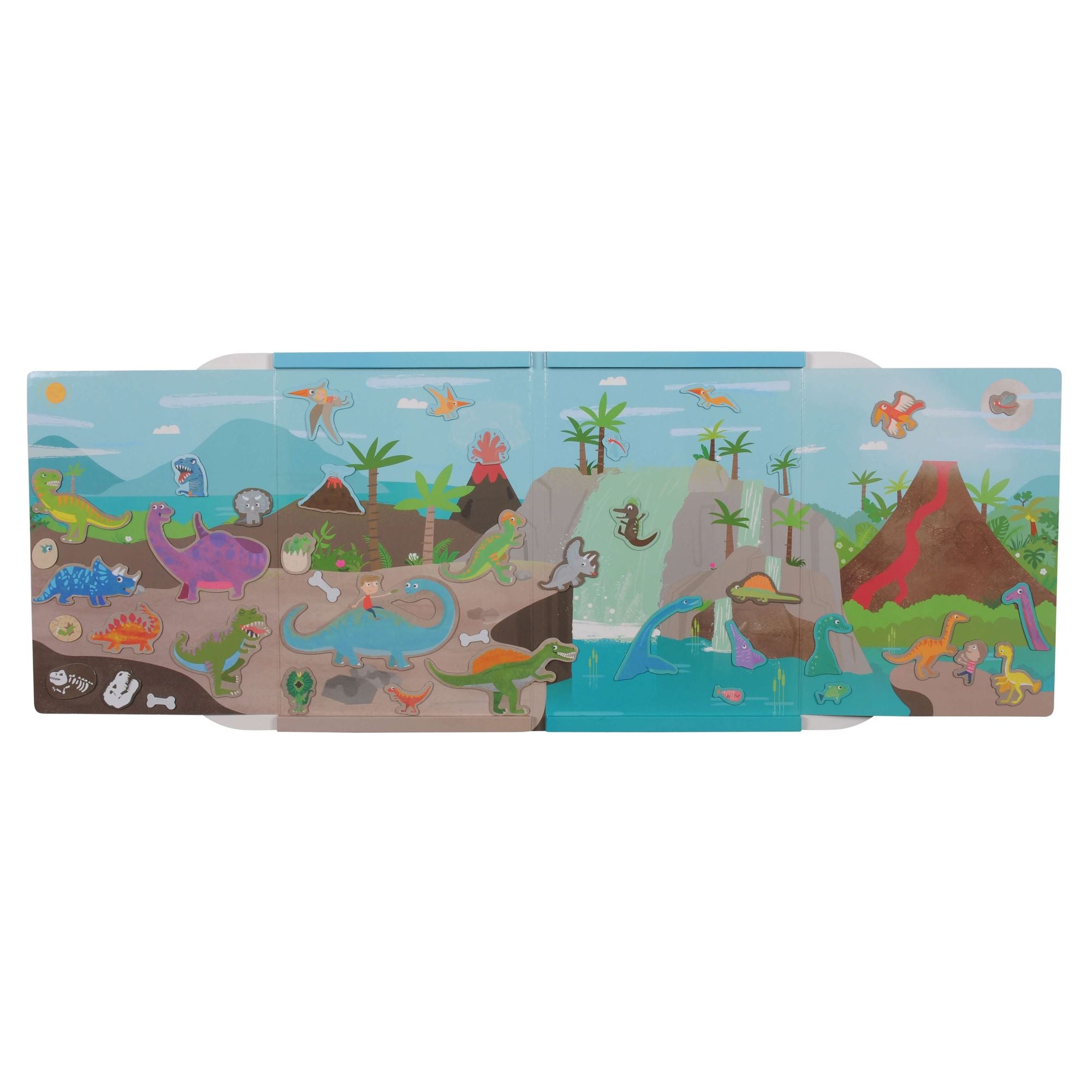 Magneetboek Dino Wereld, Tiger Tribe