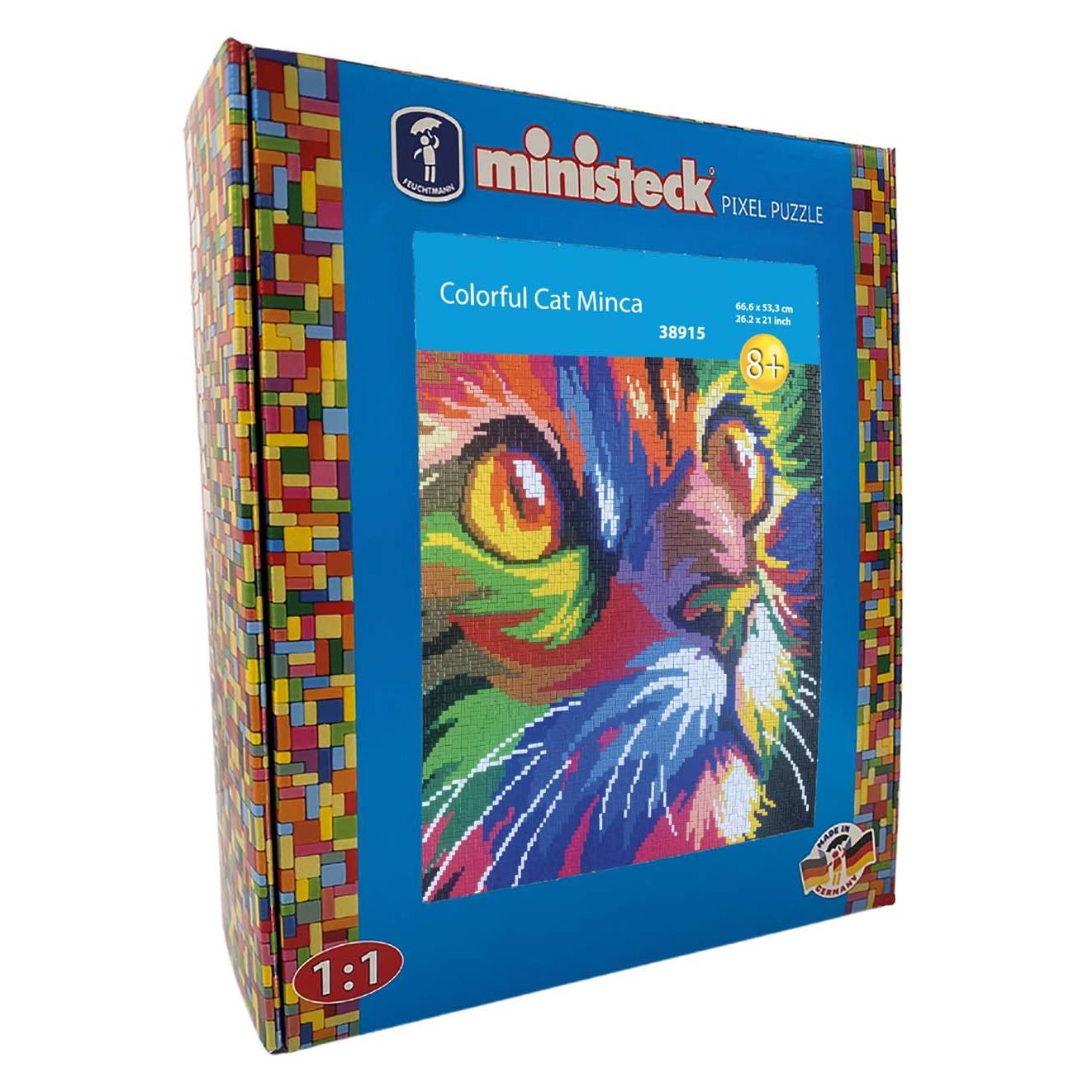 ART Colorfull Cat Minka - XXL Box 8600 stuks, Ministeck