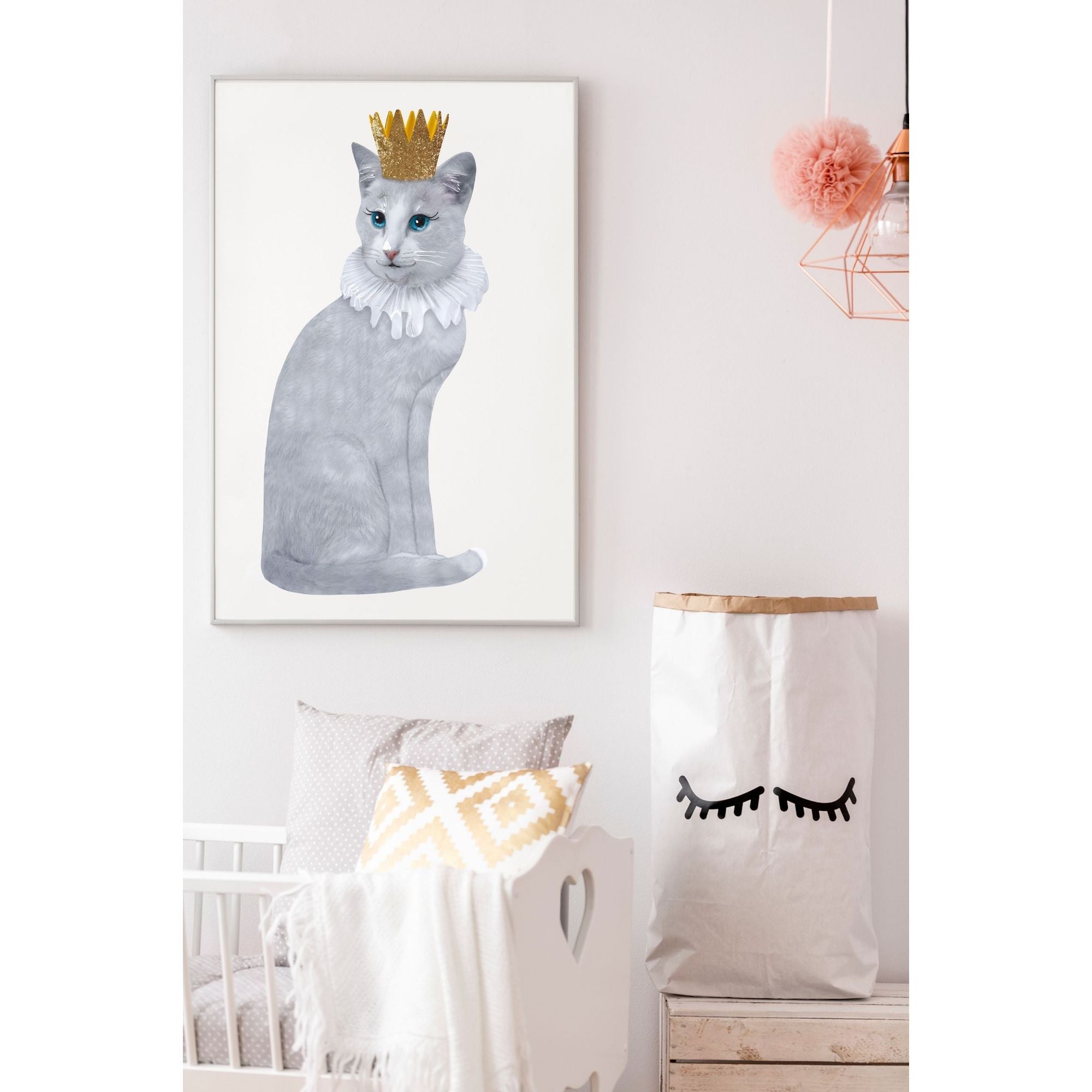 Muursticker kat Karel de Grote, Sticky Tales