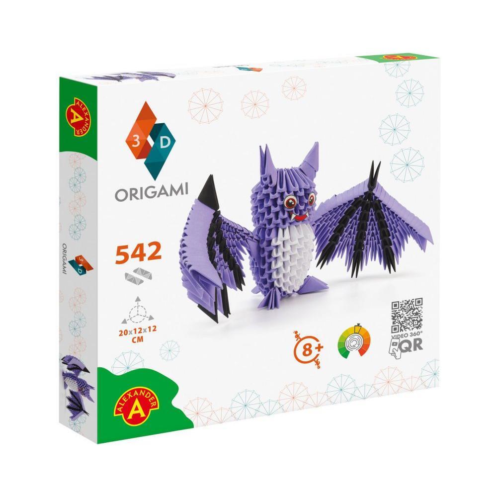 ORIGAMI 3D - Bat - 542pcs, Alexander Toys