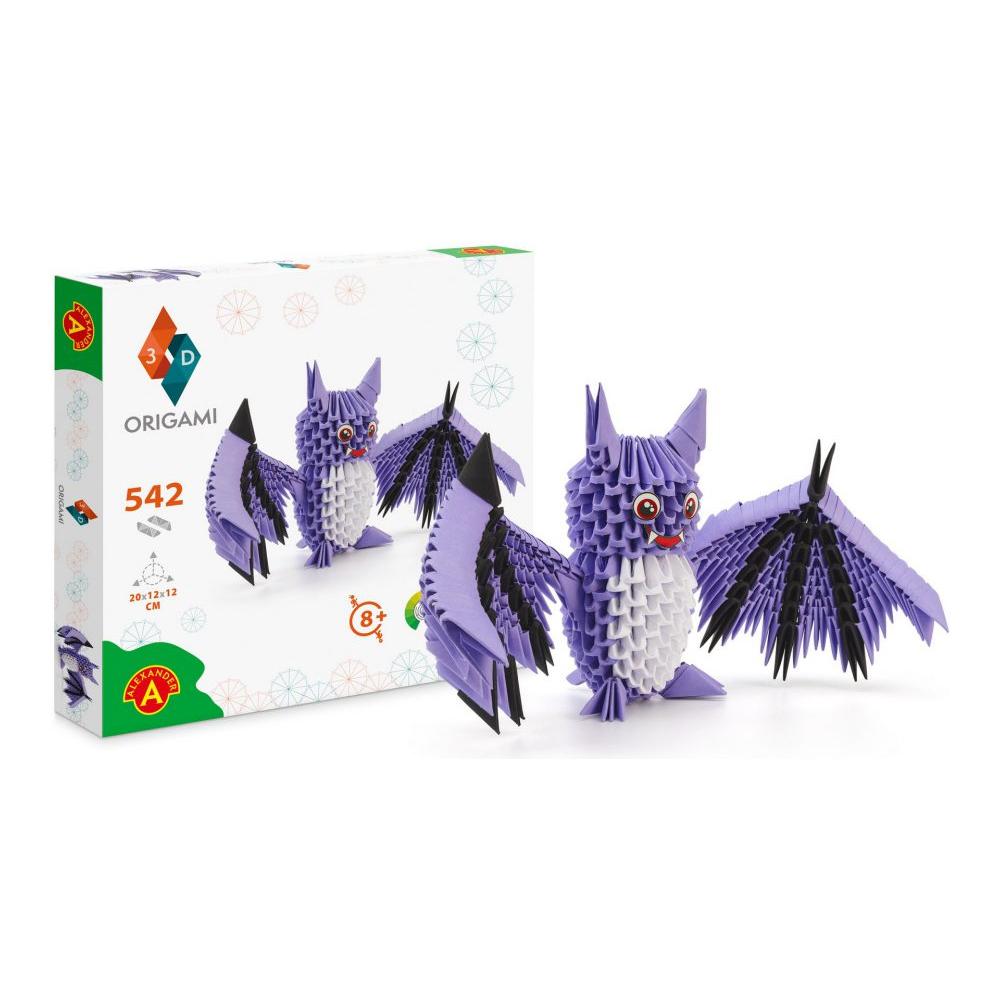 ORIGAMI 3D - Bat - 542pcs, Alexander Toys