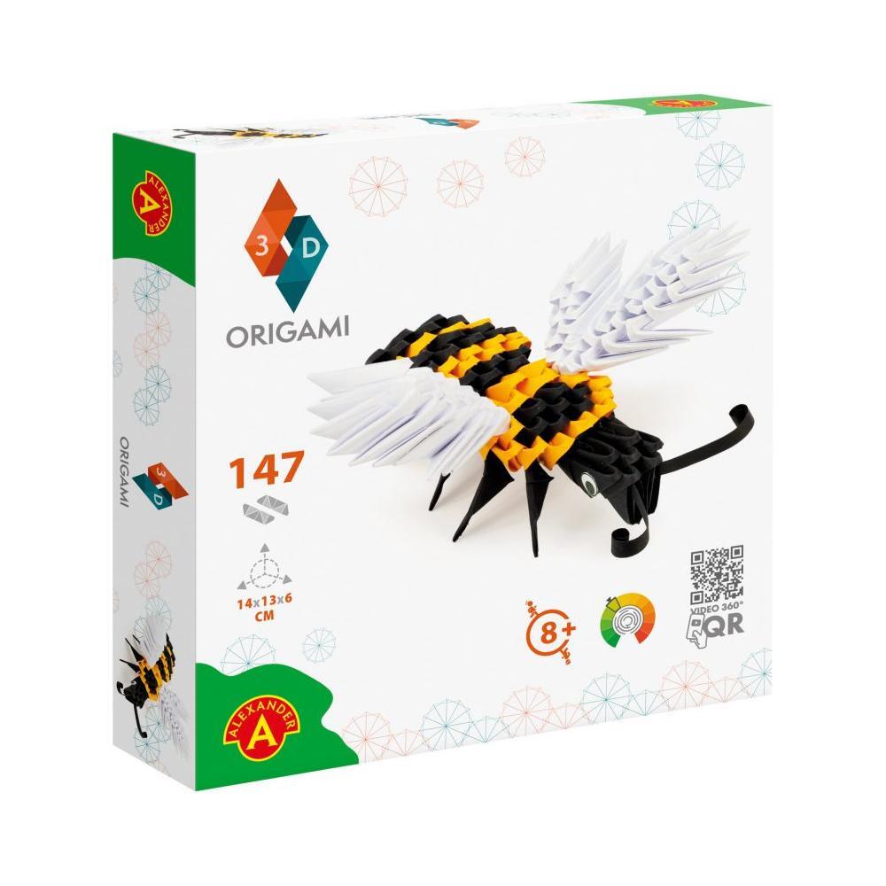 ORIGAMI 3D - Bee - 147pcs, Alexander Toys