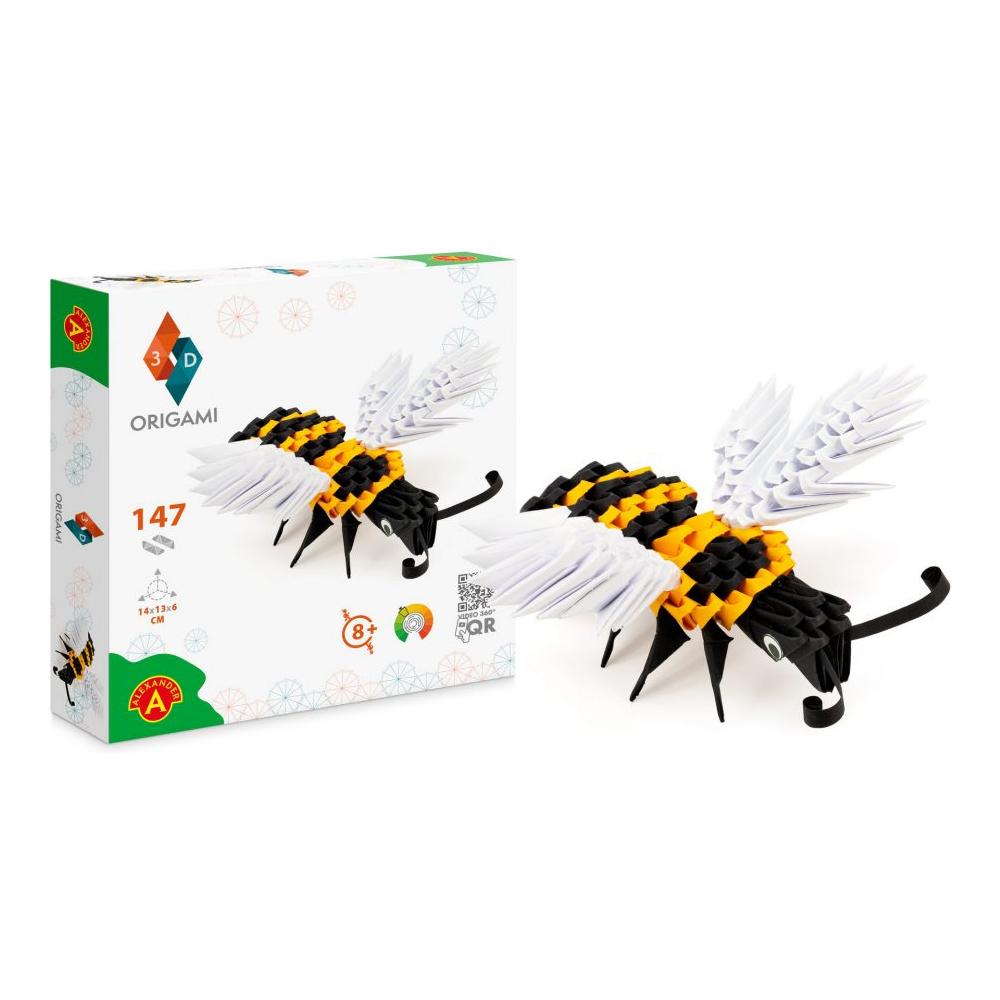 ORIGAMI 3D - Bee - 147pcs, Alexander Toys