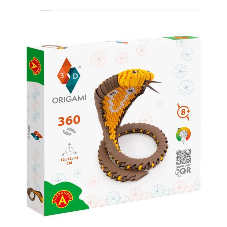 ORIGAMI 3D Cobra - 360pcs, Alexander Toys