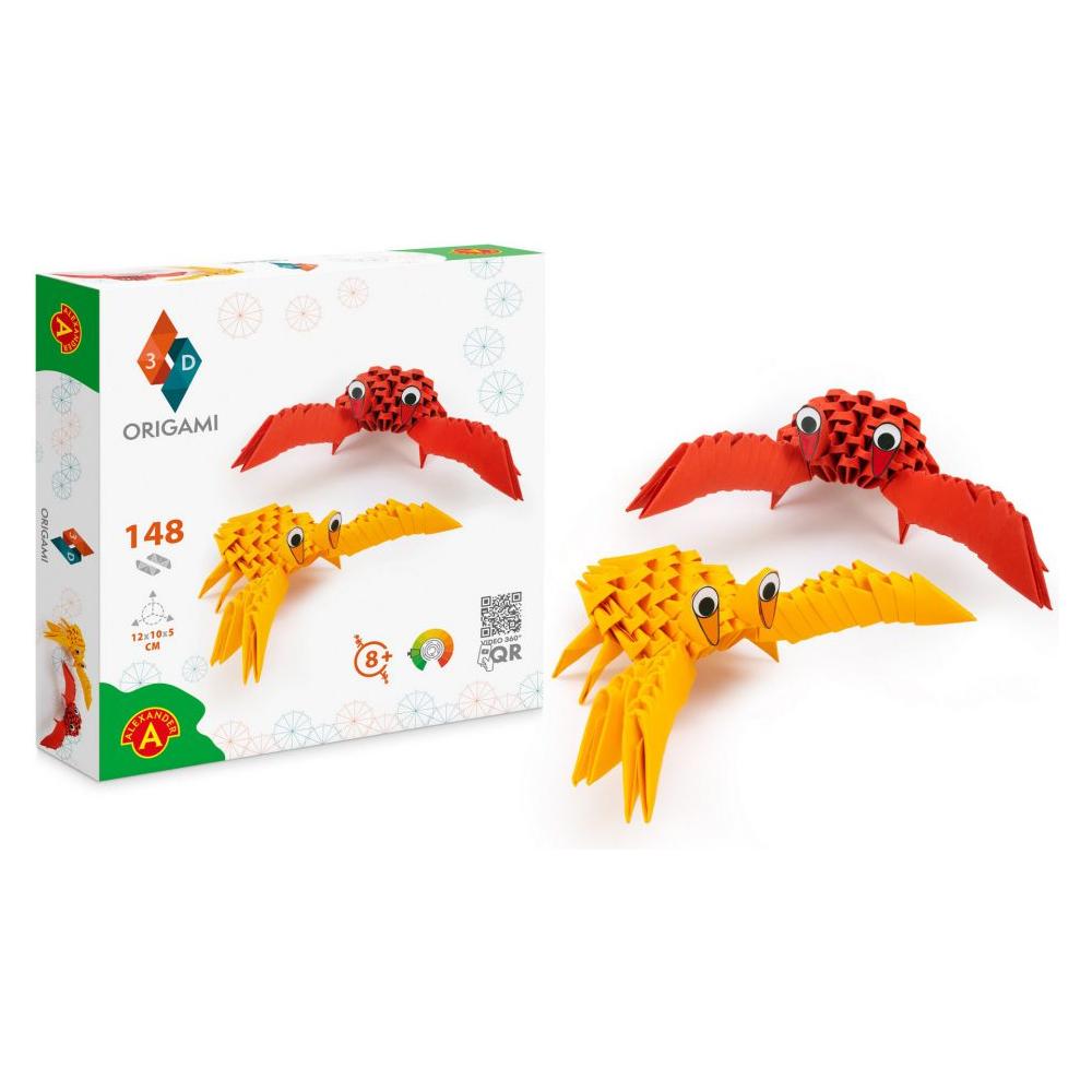 ORIGAMI 3D - Crabs - 148pcs, Alexander Toys
