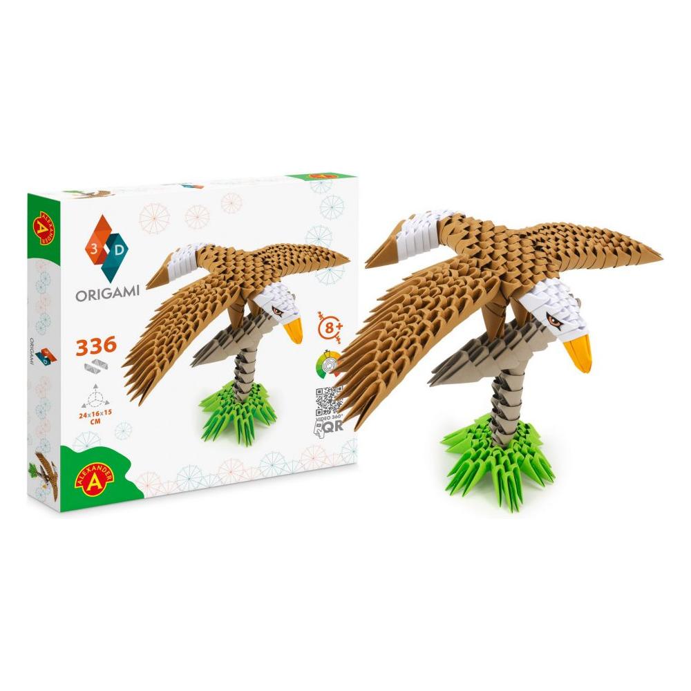 ORIGAMI 3D - Eagle - 336pcs, Alexander Toys