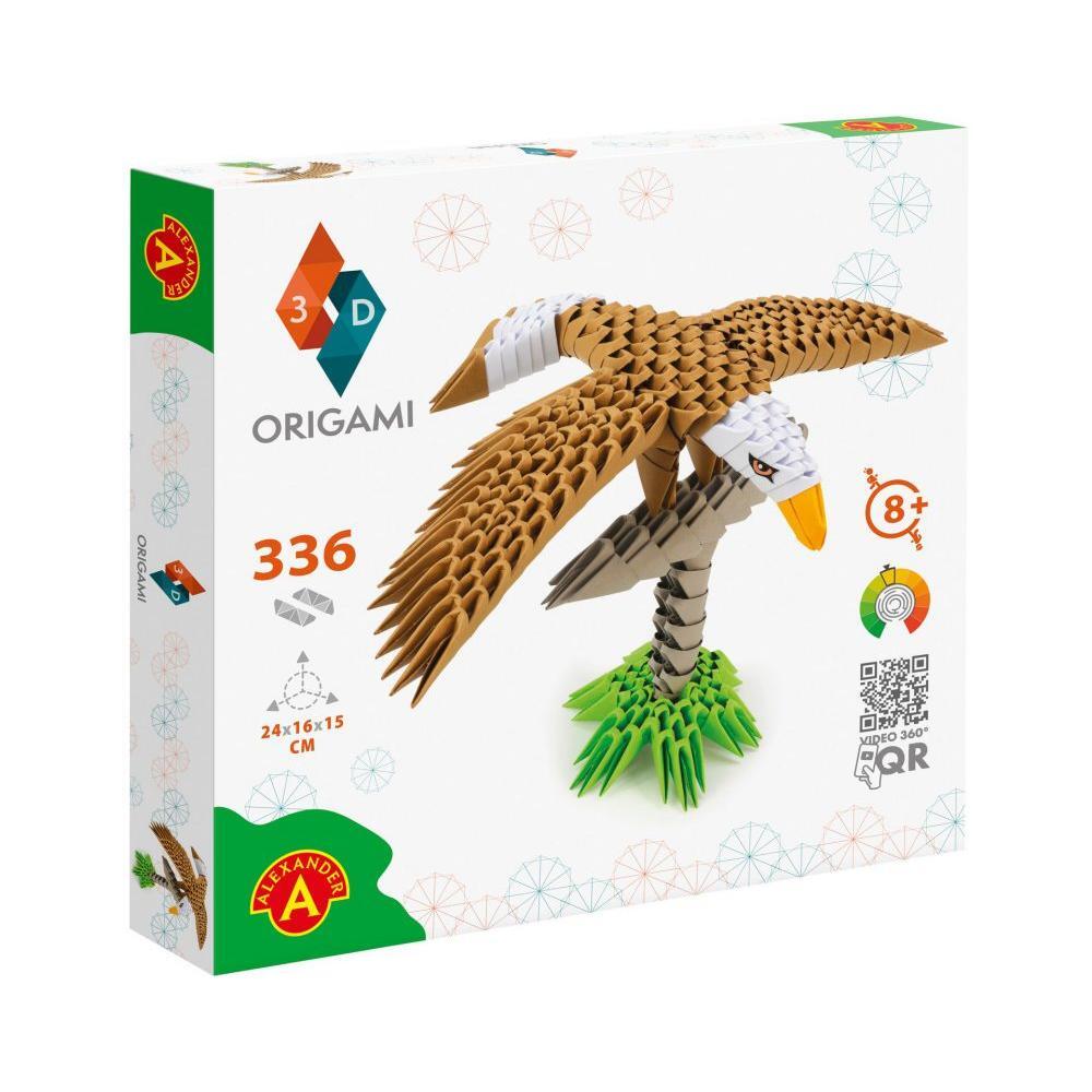 ORIGAMI 3D - Eagle - 336pcs, Alexander Toys