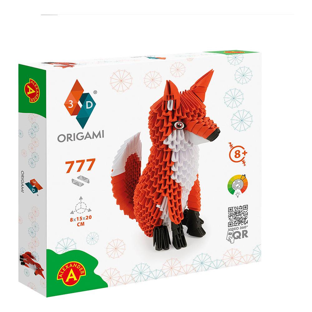 ORIGAMI 3D Fox - 777pcs, Alexander Toys