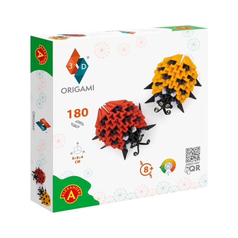 ORIGAMI 3D Ladybirds - 180pcs, Alexander Toys