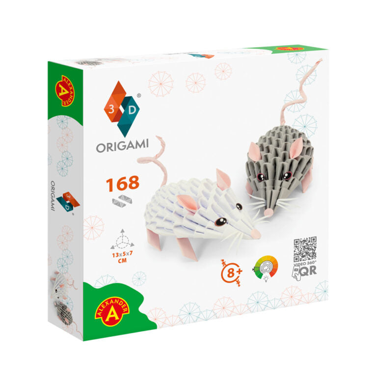 ORIGAMI 3D Mice - 168pcs, Alexander Toys