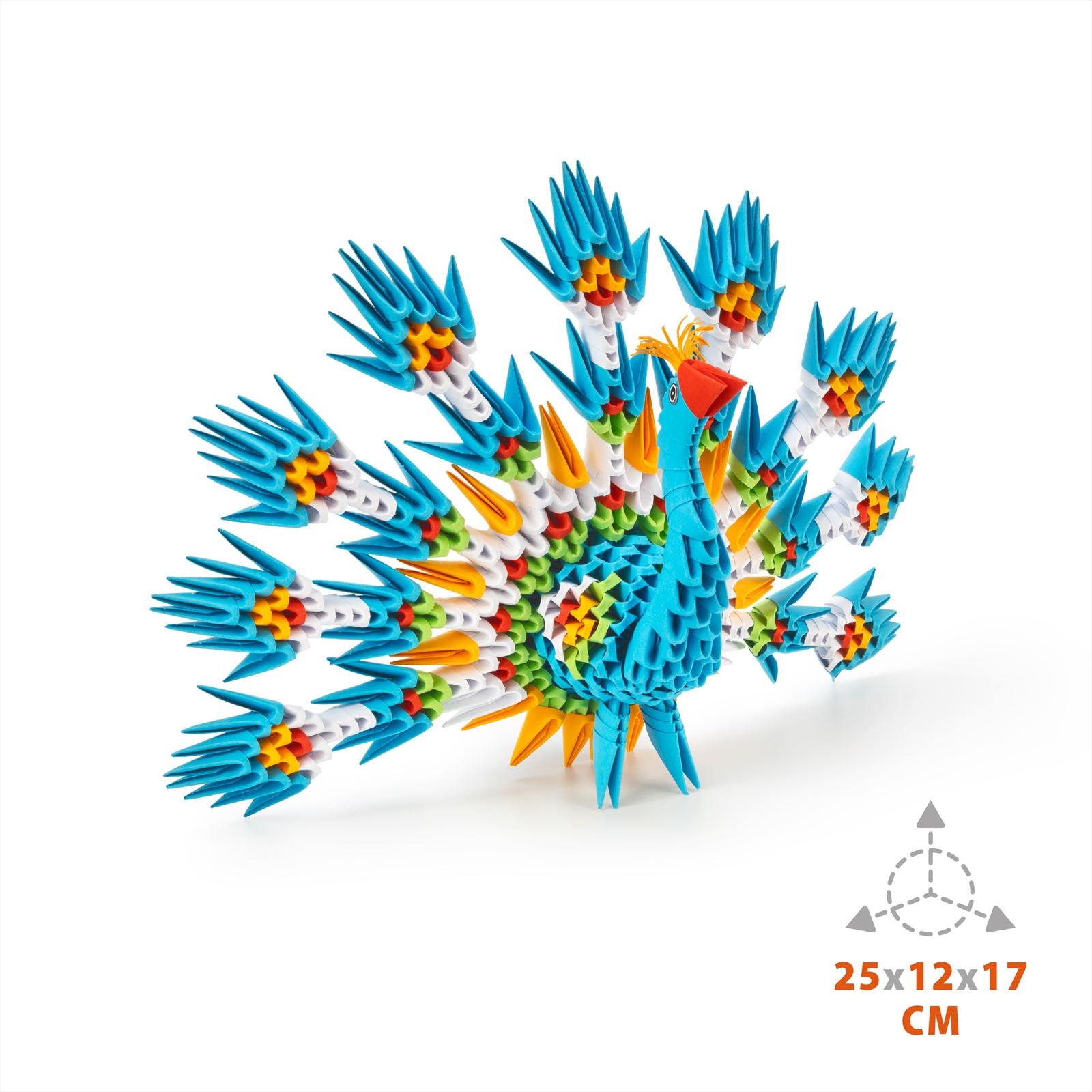 ORIGAMI 3D - Peacock - 549pcs, Alexander Toys
