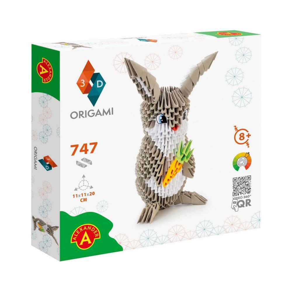ORIGAMI 3D - Rabbit - 747pcs, Alexander Toys