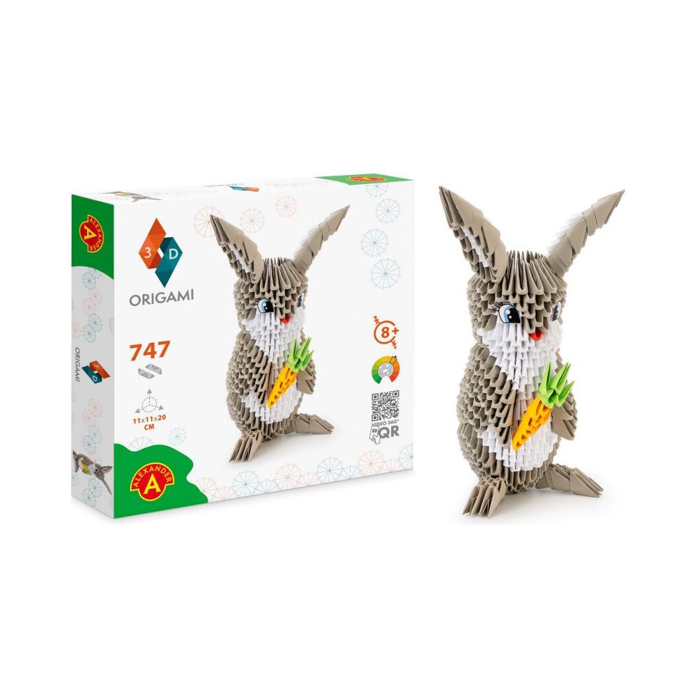ORIGAMI 3D - Rabbit - 747pcs, Alexander Toys