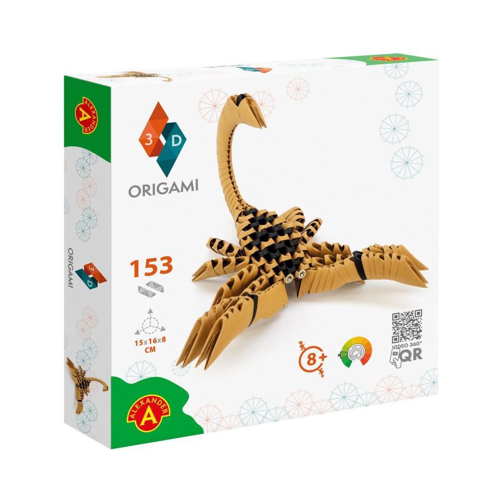 ORIGAMI 3D - Scorpion - 153pcs, Alexander Toys