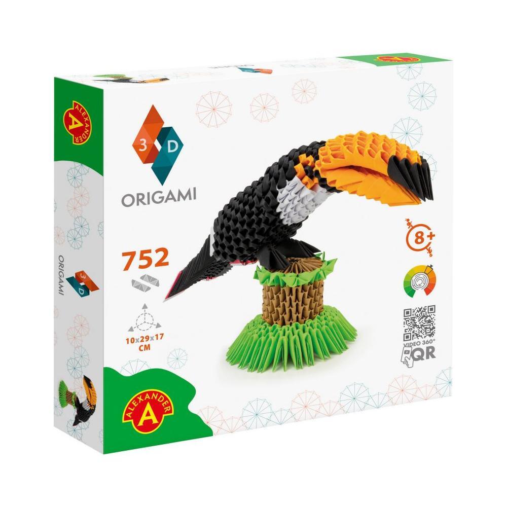 ORIGAMI 3D - Toucan - 752pcs, Alexander Toys