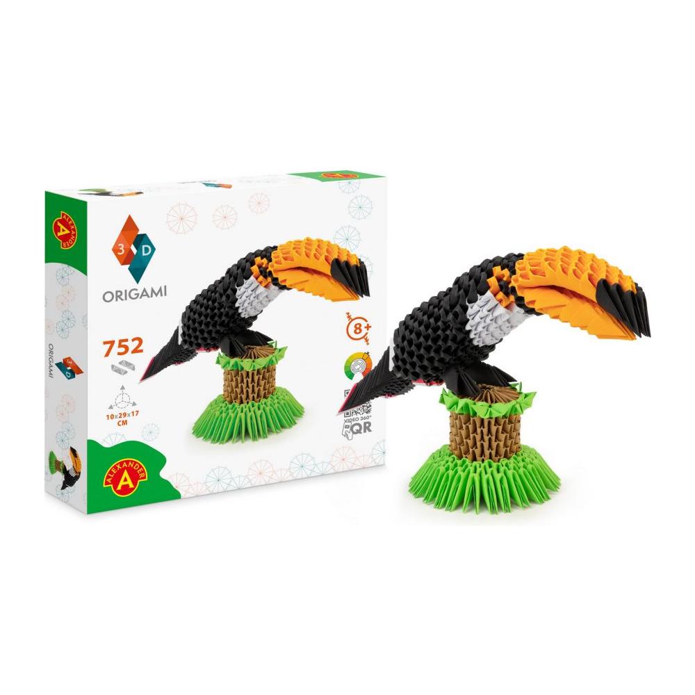 ORIGAMI 3D - Toucan - 752pcs, Alexander Toys