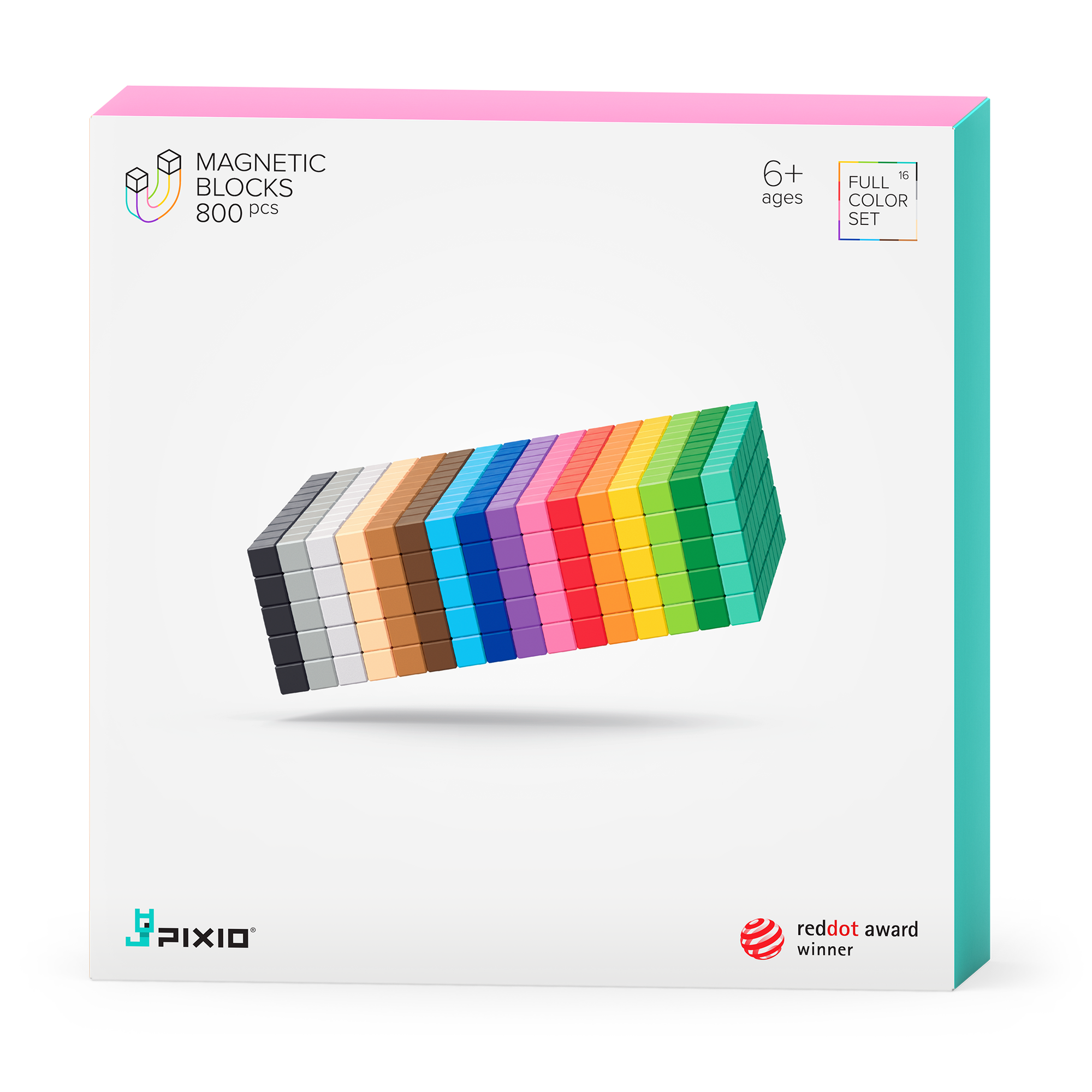 Set van 800 magneetblokjes, Pixio