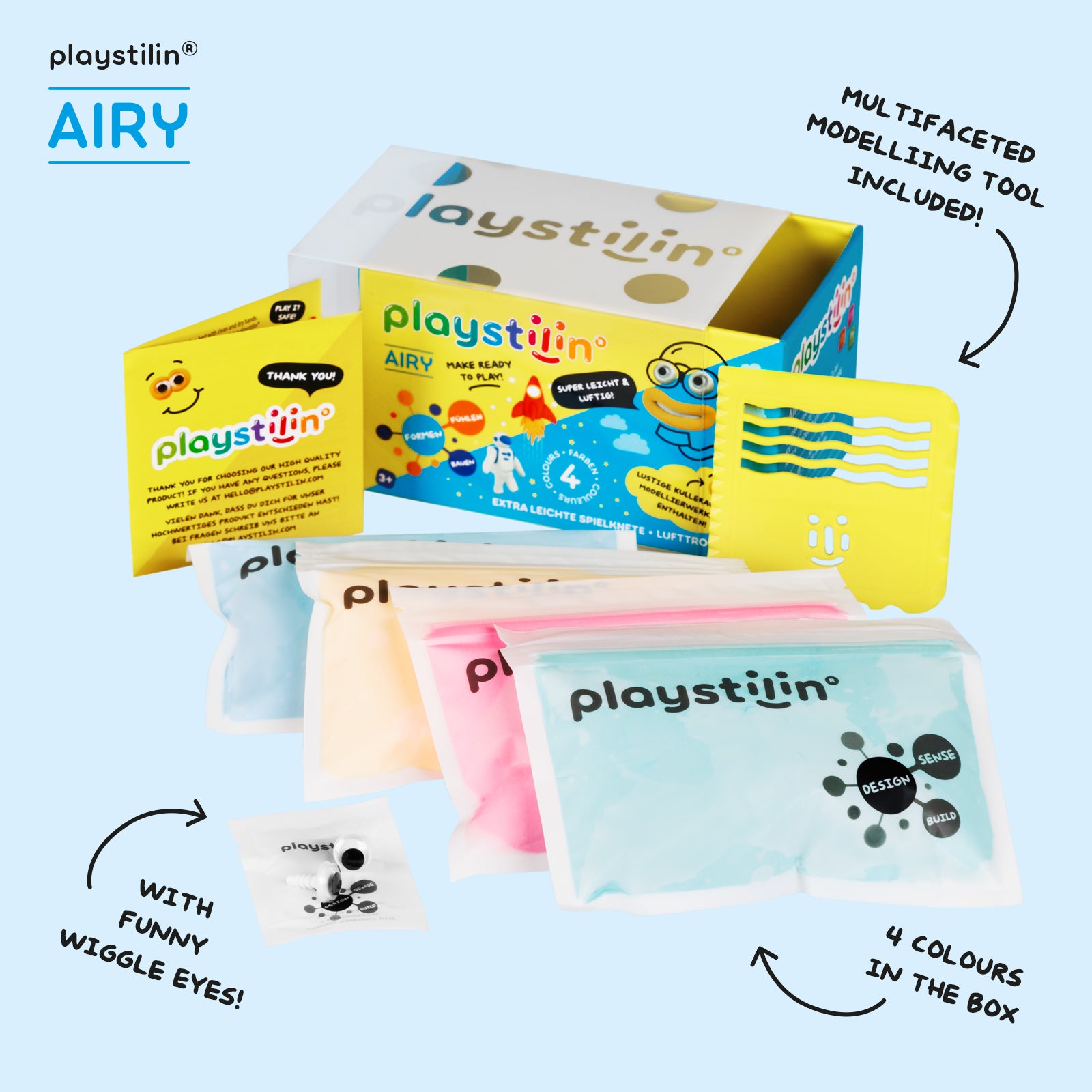 Airy - Extra Lichte Klei, Playstilin
