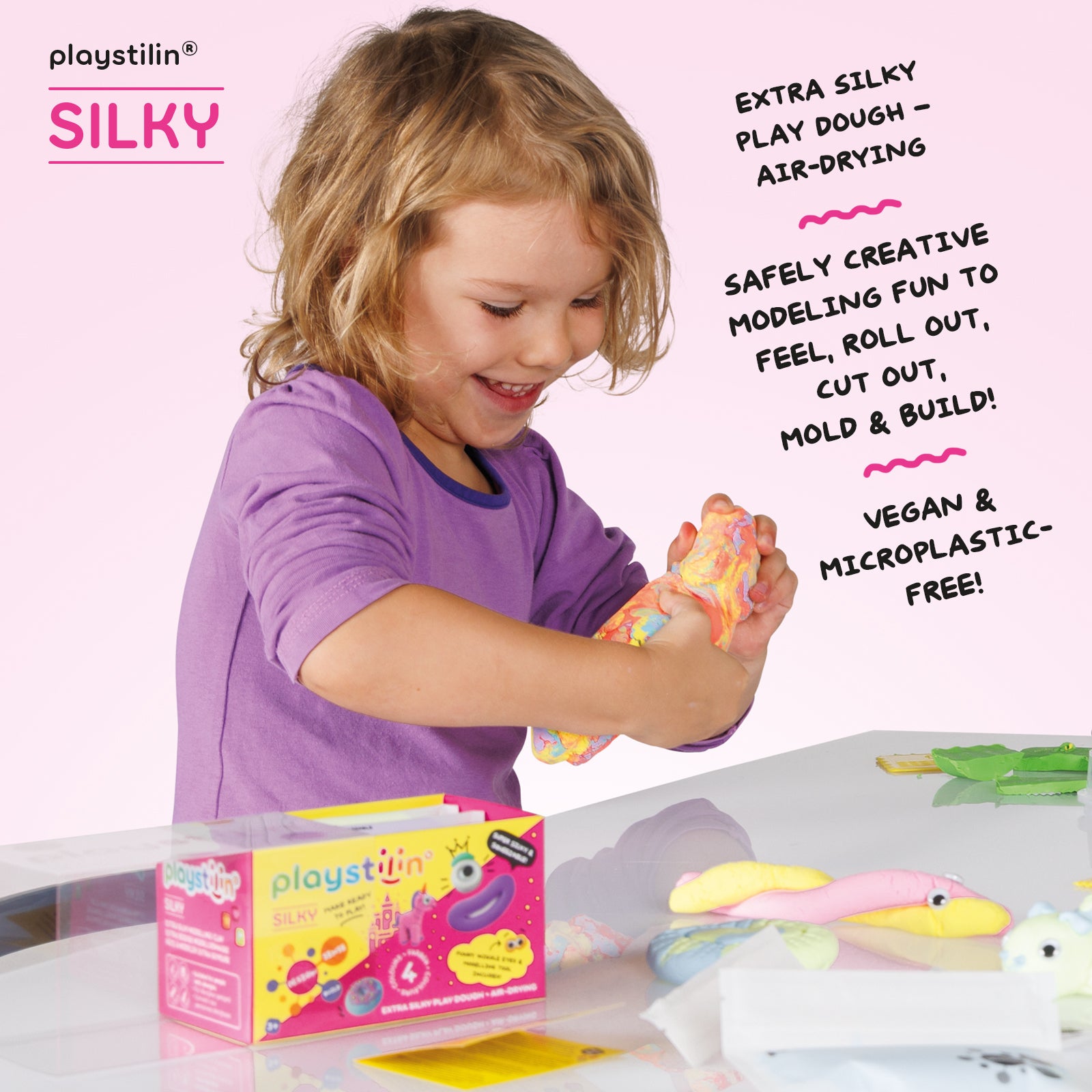 Silky - Extra Zijdezachte Klei, Playstilin