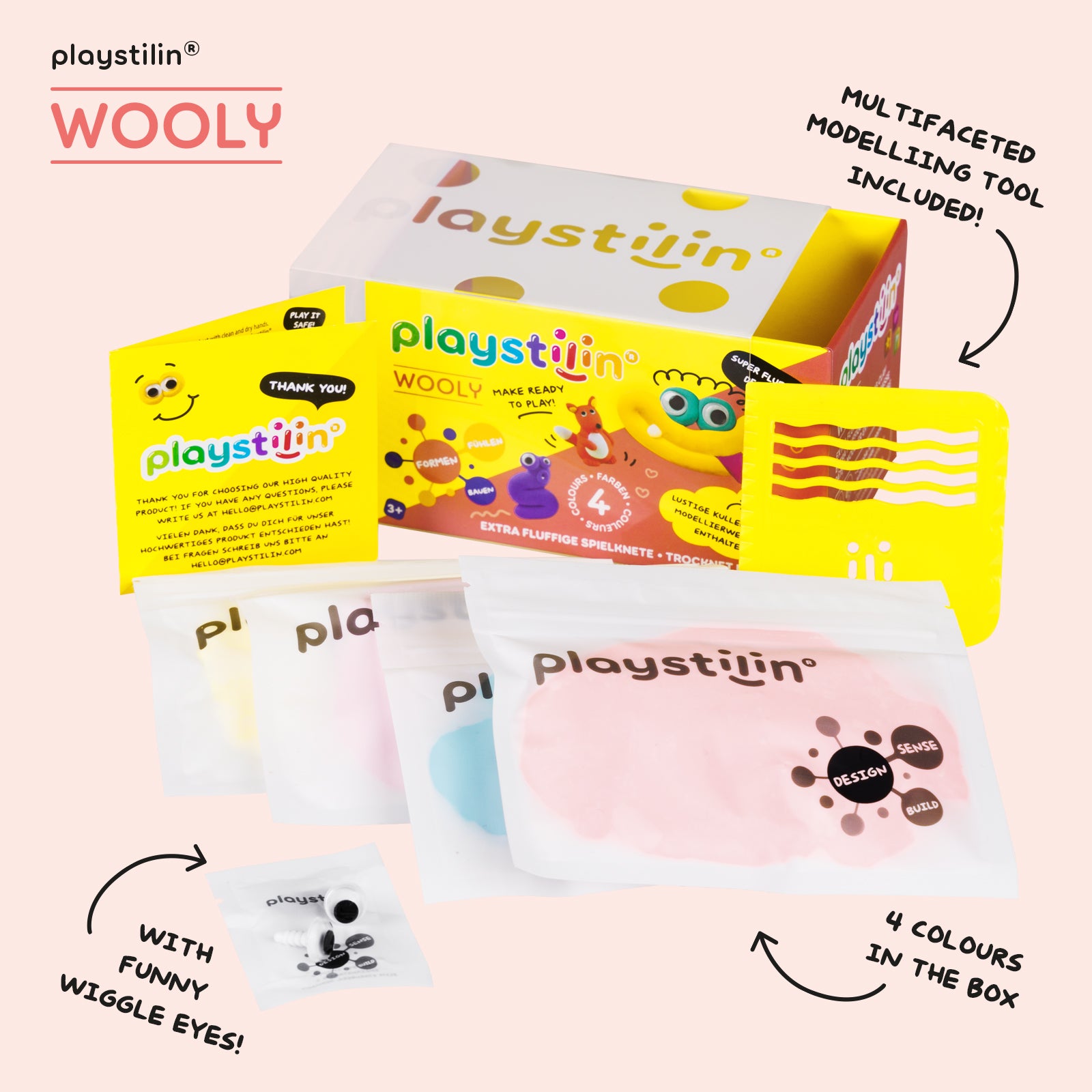 Wooly - Fluffy Klei, Playstilin