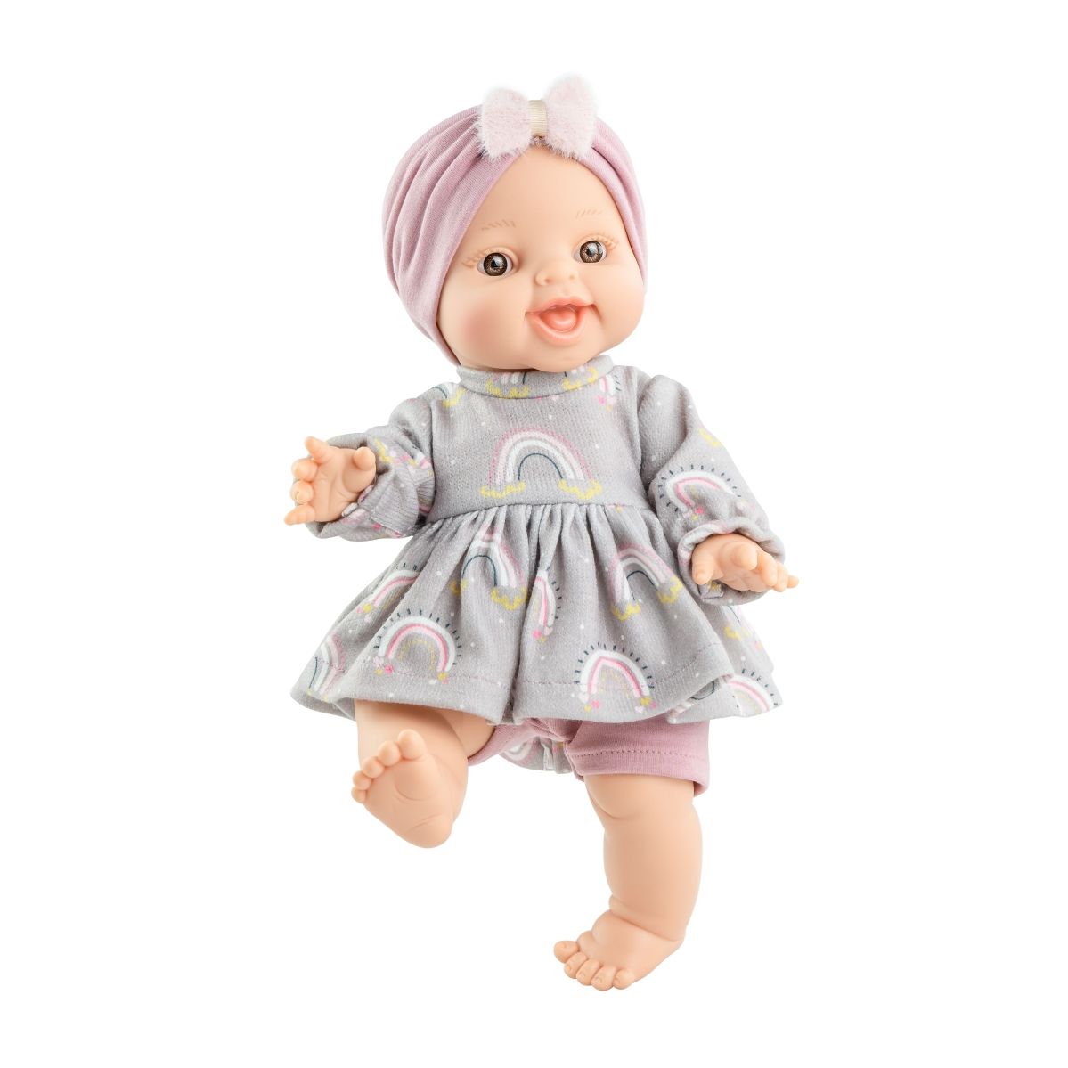Babypop blank meisje Anik bruine ogen, Paola Reina