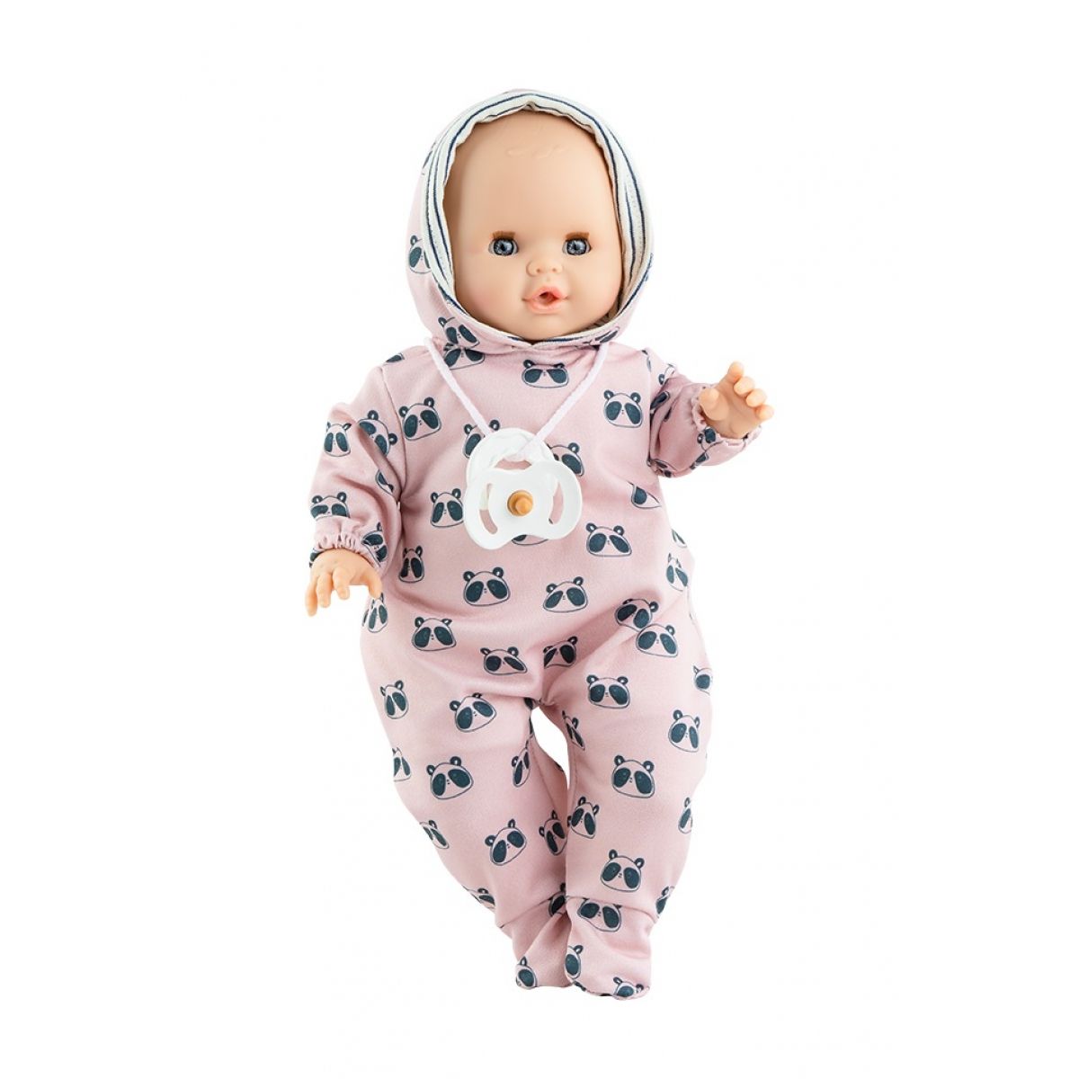 Pop Sonia roze/panda met mechanisme 36cm, Paola Reina