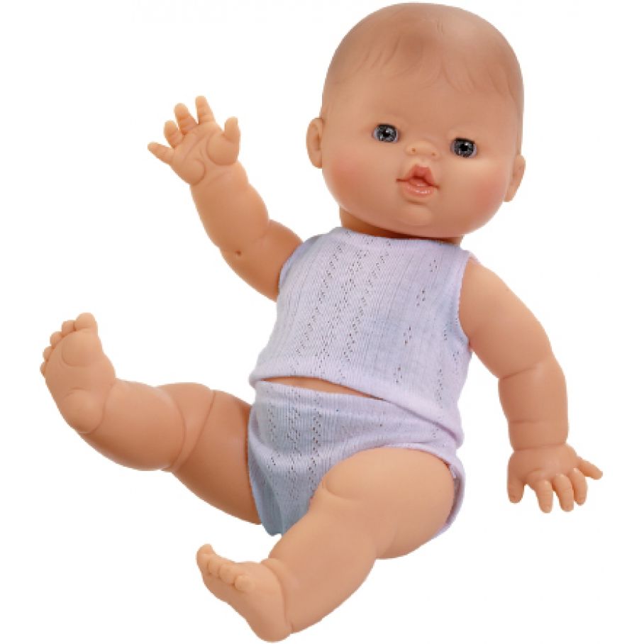 Babypop blanke jongen met ondergoed, Paola Reina