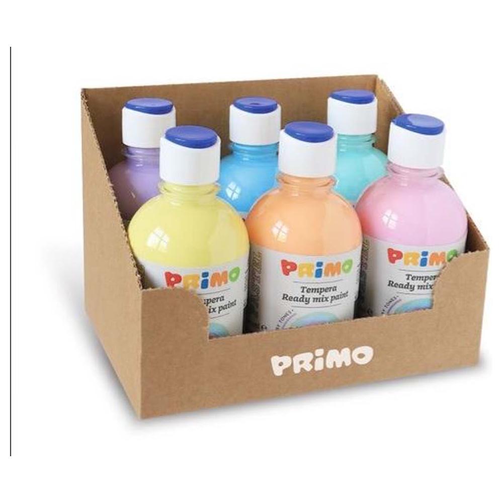 Display Plakkaatverf Pastel in Fles (6x 300 ml), Primo