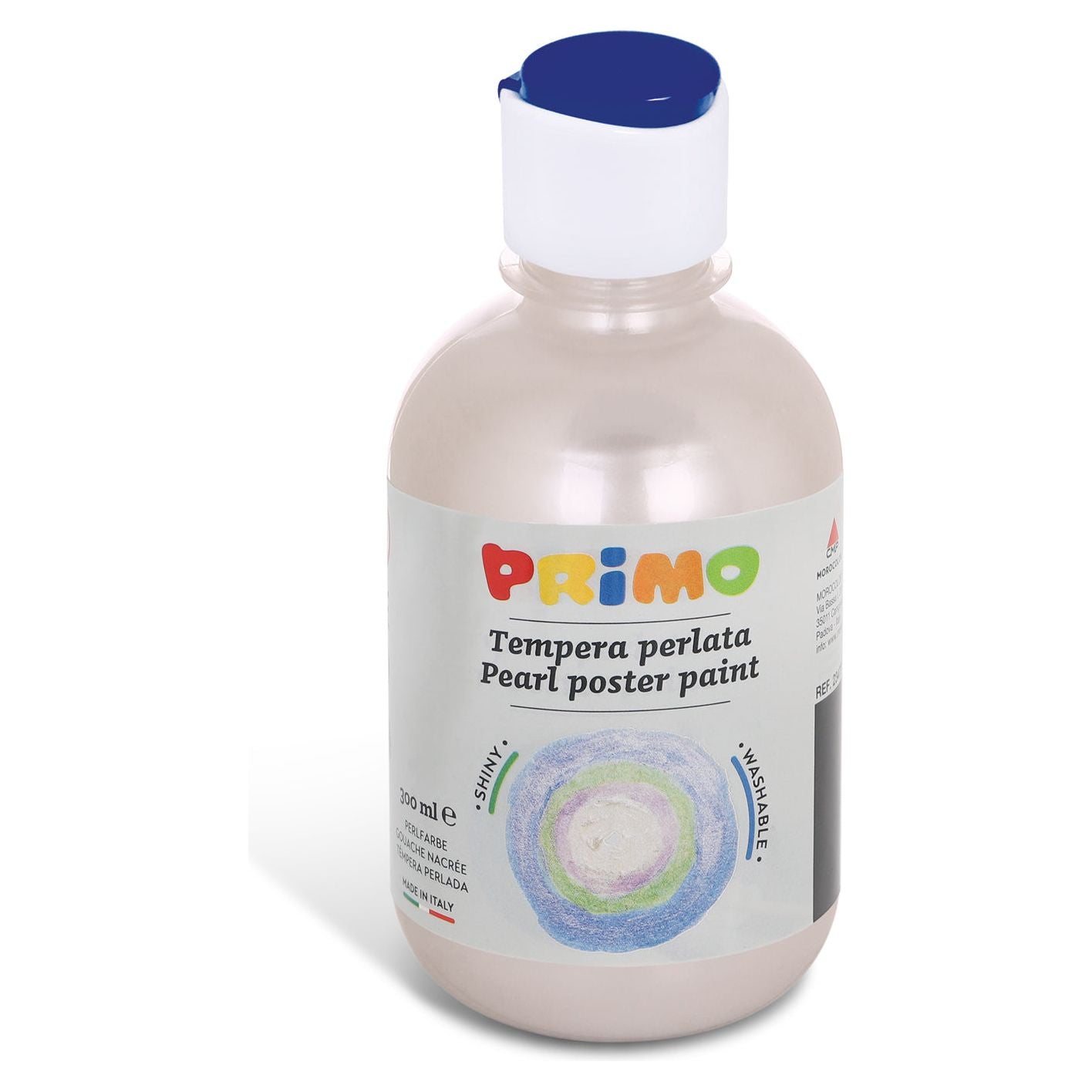 Kant-en-Klare Pearlescent Plakkaatverf, Fles 300 ml met Dop met Debietregeling Parelmoer 900, Primo