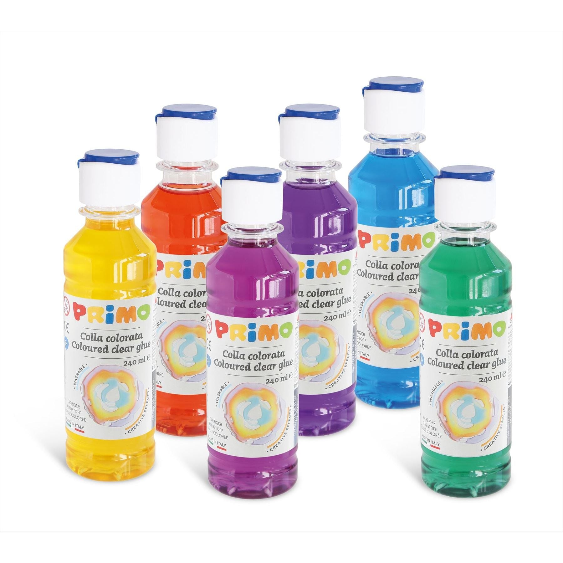 Lijm op Waterbasis 240 ml Primair Geel 201, Primo