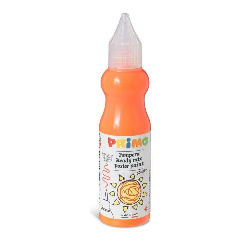 Plakkaatverf in Spuitflesje, Fluororanje, 50 ml, Primo