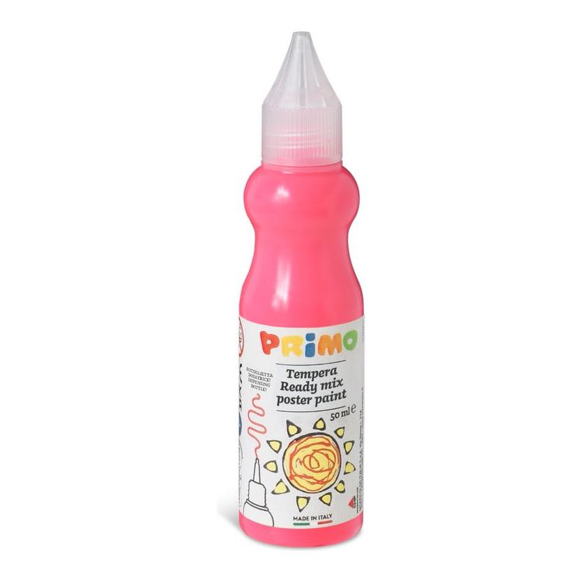 Plakkaatverf in Spuitflesje, Fluorroze, 50 ml, Primo