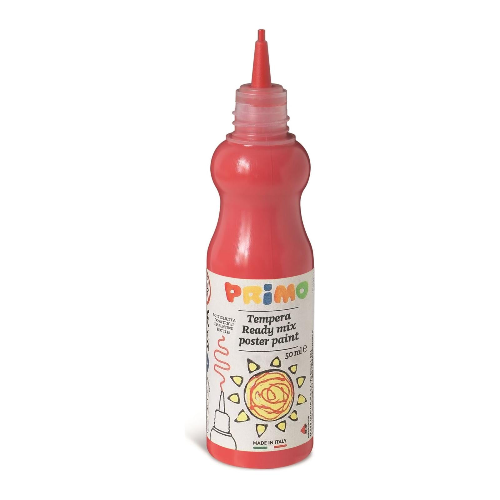 Plakkaatverf in Spuitflesje, Rood, 50 ml, Primo