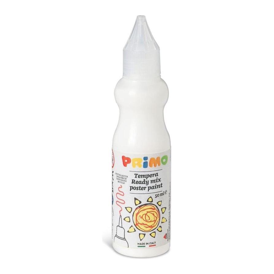 Plakkaatverf in Spuitflesje, Wit, 50 ml, Primo