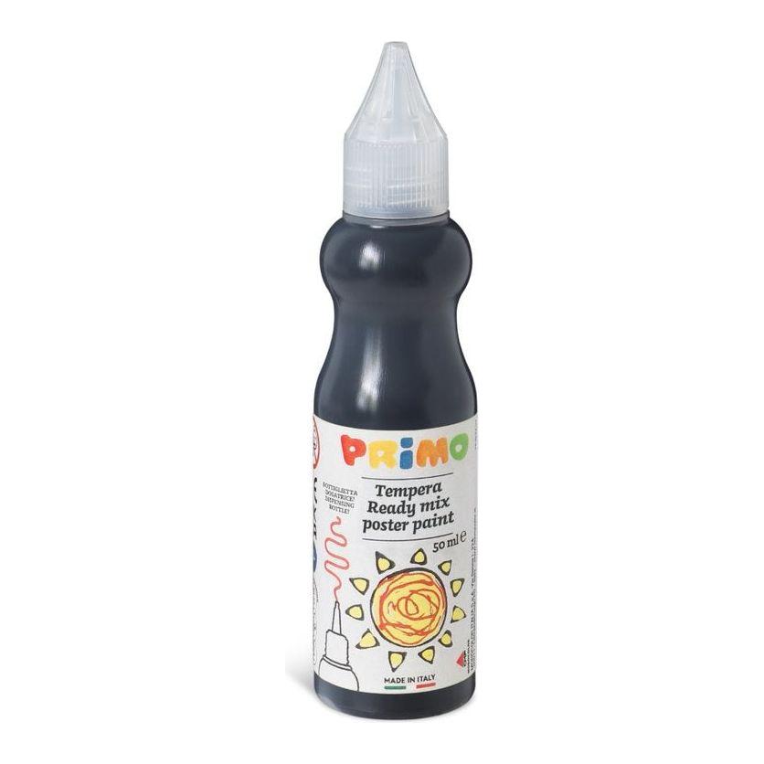 Plakkaatverf in Spuitflesje, Zwart, 50 ml, Primo