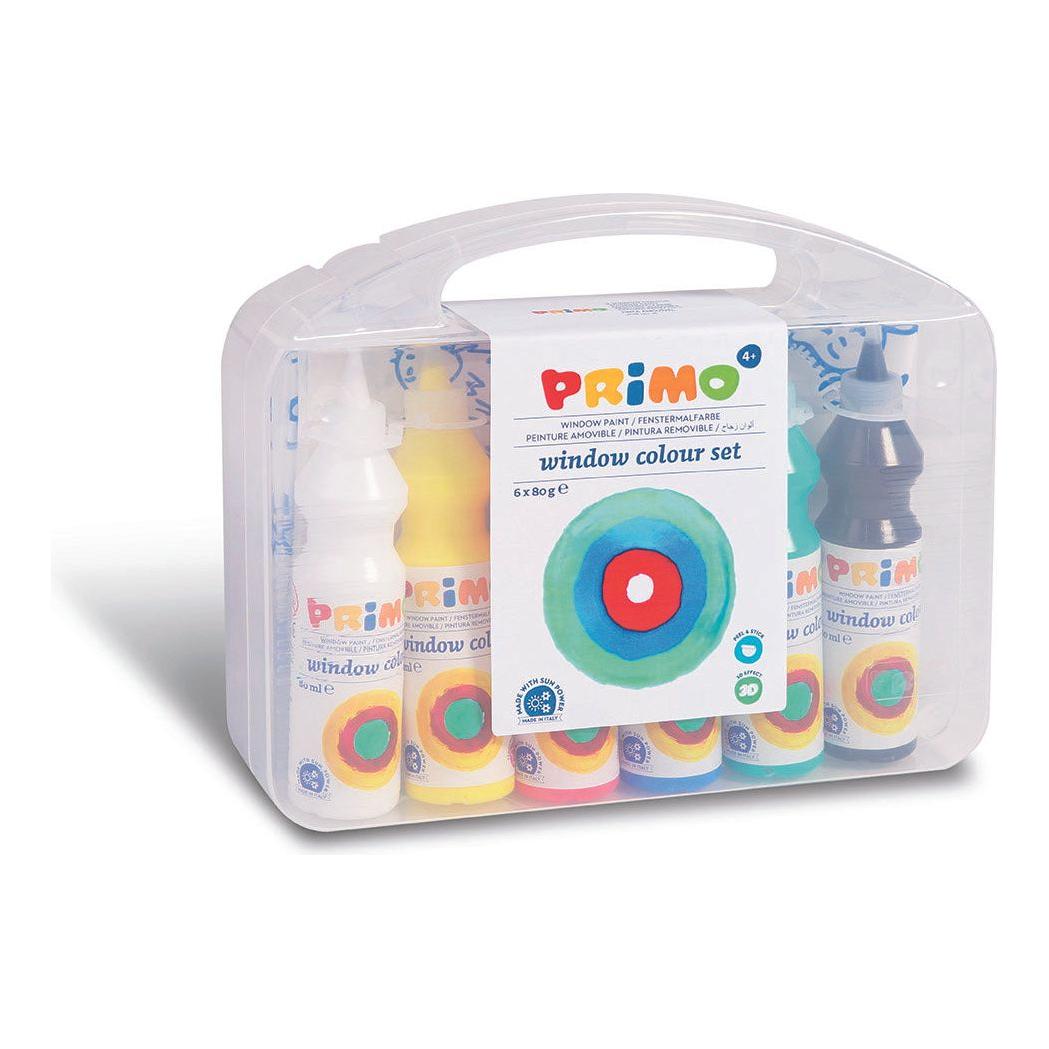 Raamverf in Fles (6x75 ml) Accessoires in Box, Primo