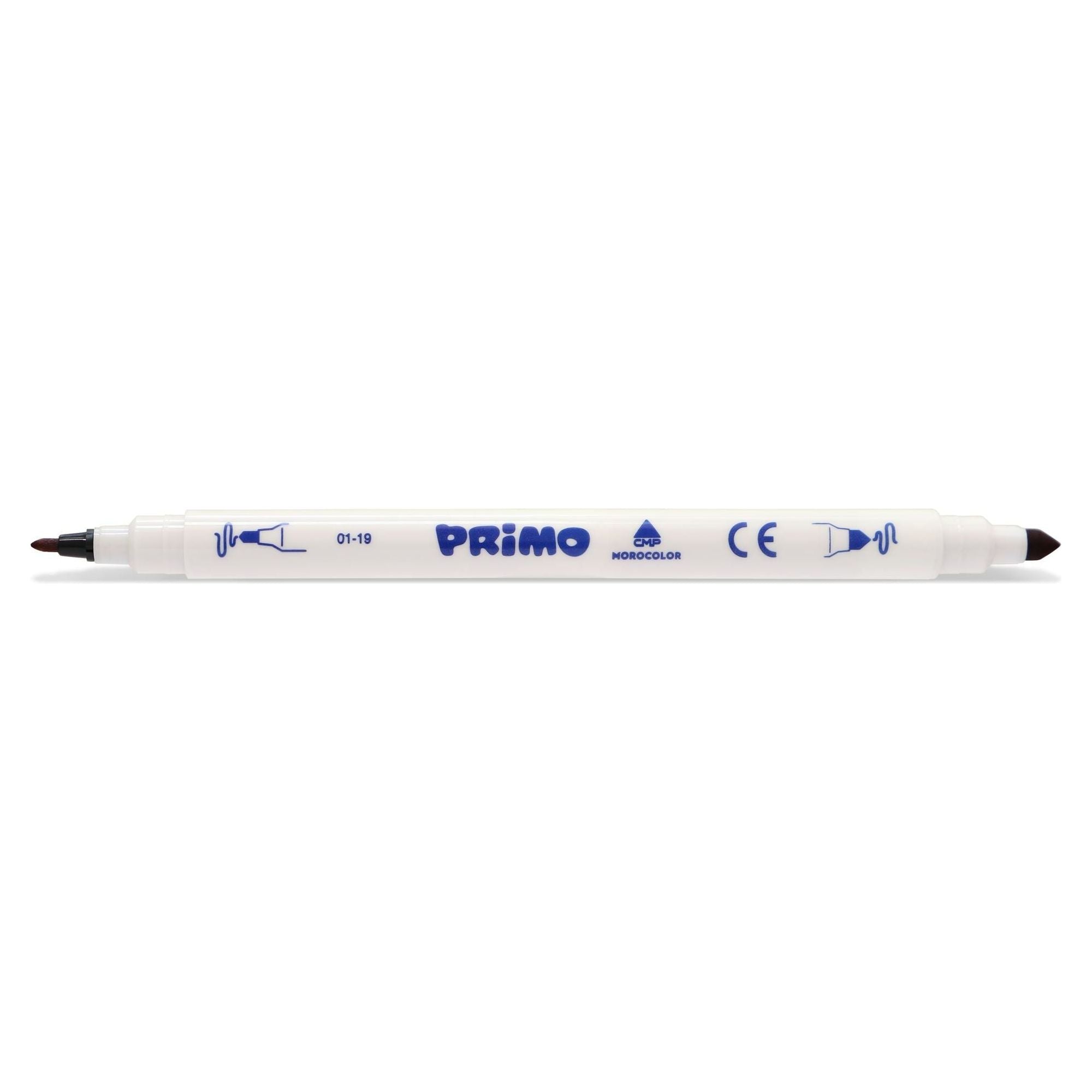 Viltstift Duo Ø2 mm en Ø4,6 mm in Doos, Primo