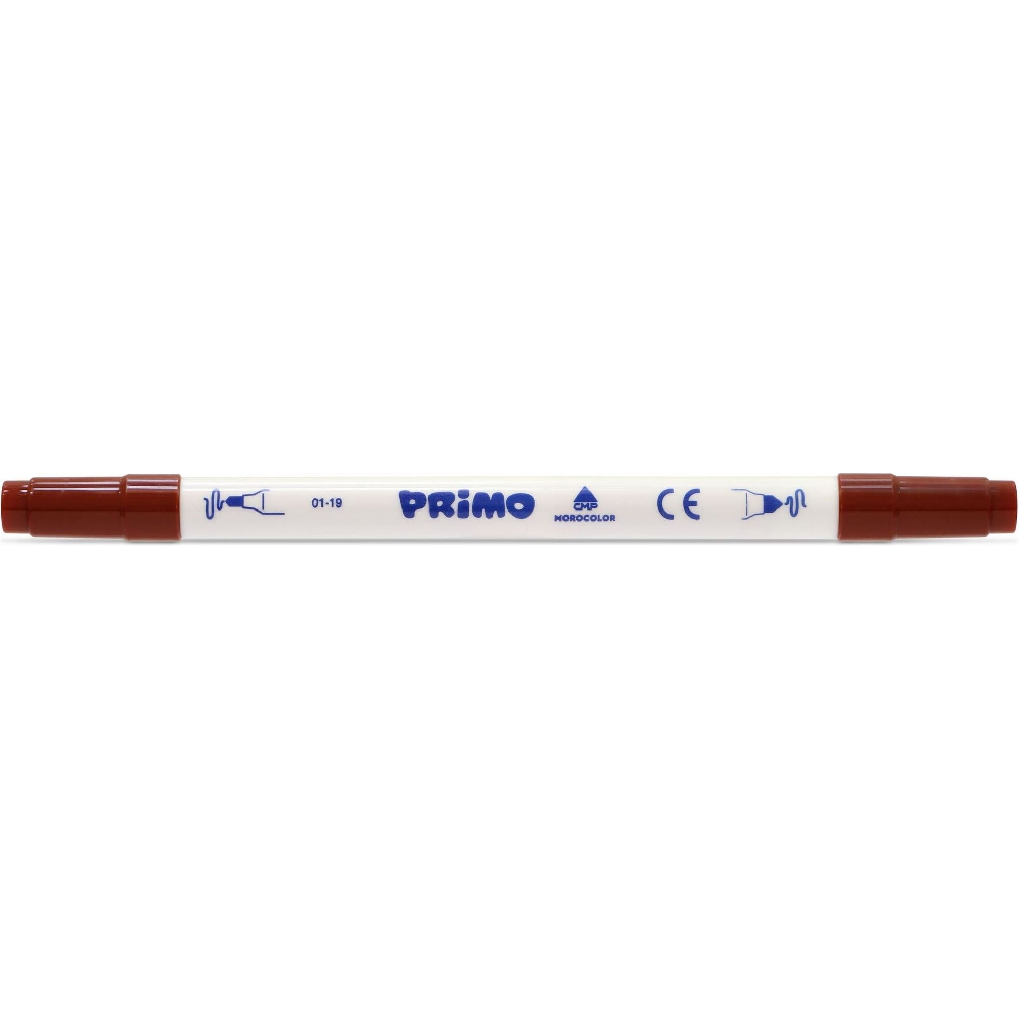 Viltstift Duo Ø2 mm en Ø4,6 mm in Doos, Primo