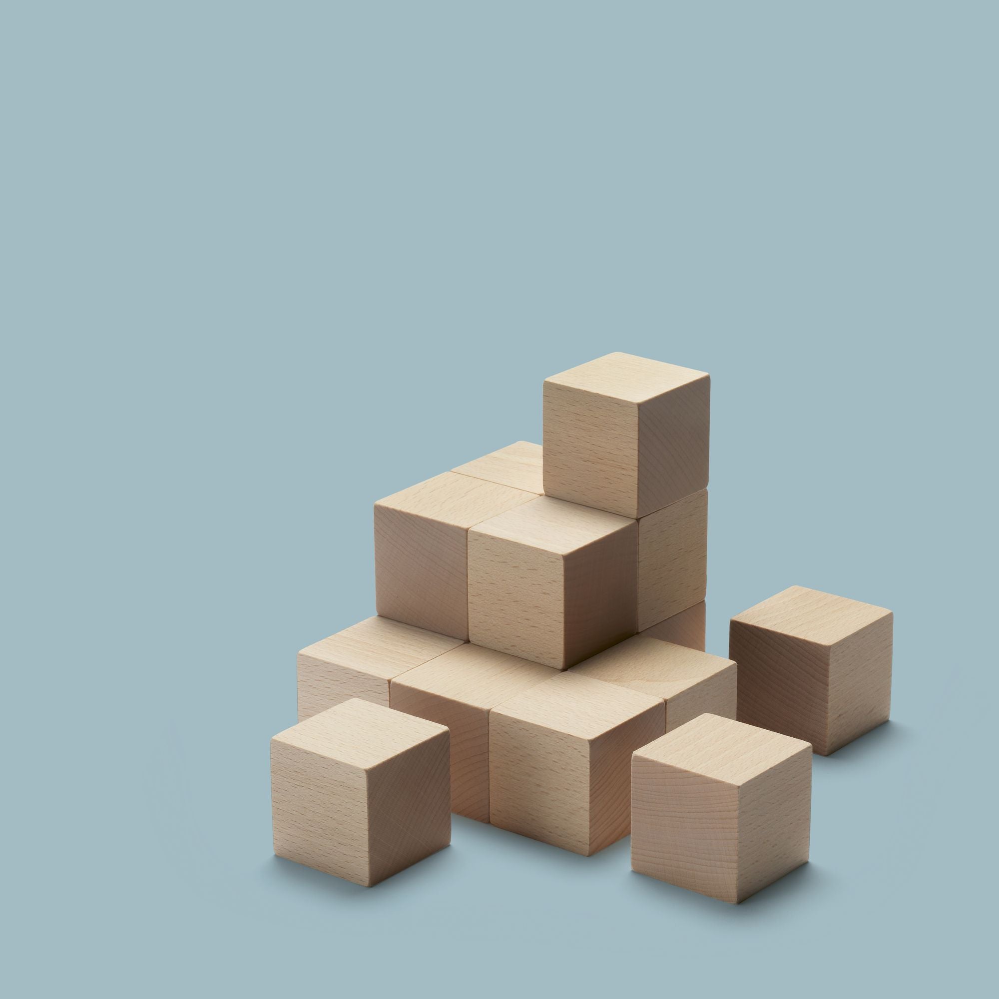 Houten knikkerbaan Cubes 16 stuks, Cuboro