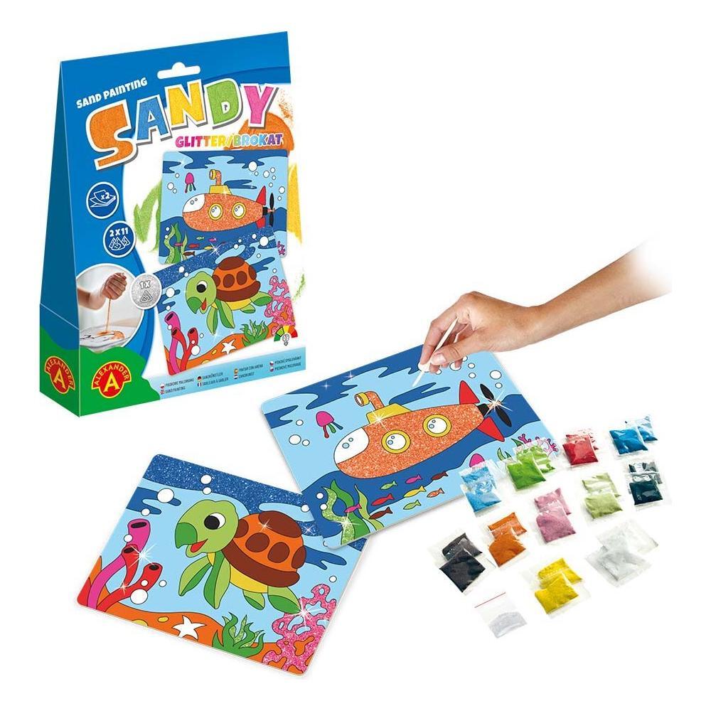 SANDY - GLITTER Sub & Turtle, Alexander Toys