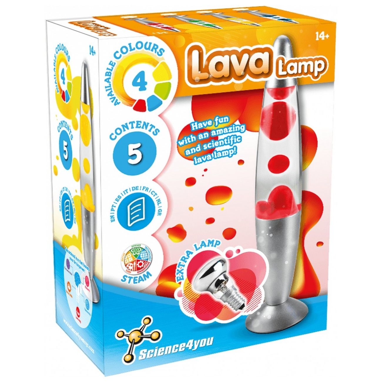Science4you Lava Lamp Red, Science4You