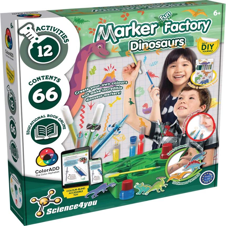 Science4you Marker Factory Dinosaurs, Science4You