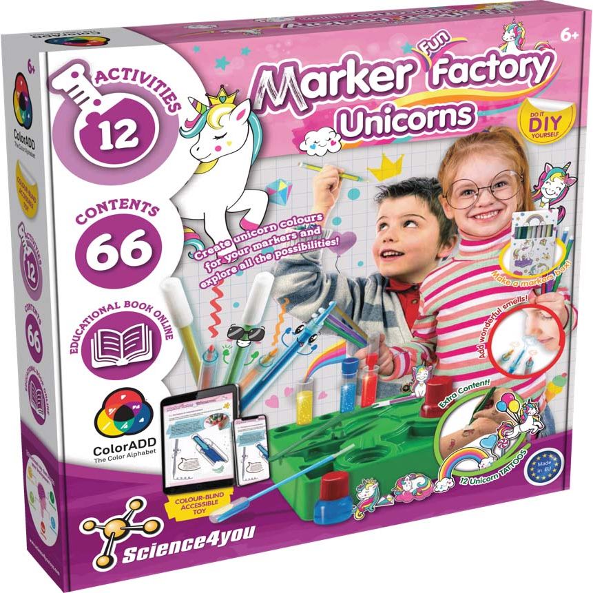 Science4you Marker Factory Unicorns, Science4You